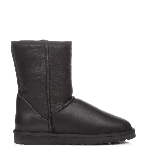 UGG Men Classic Short Leather Black