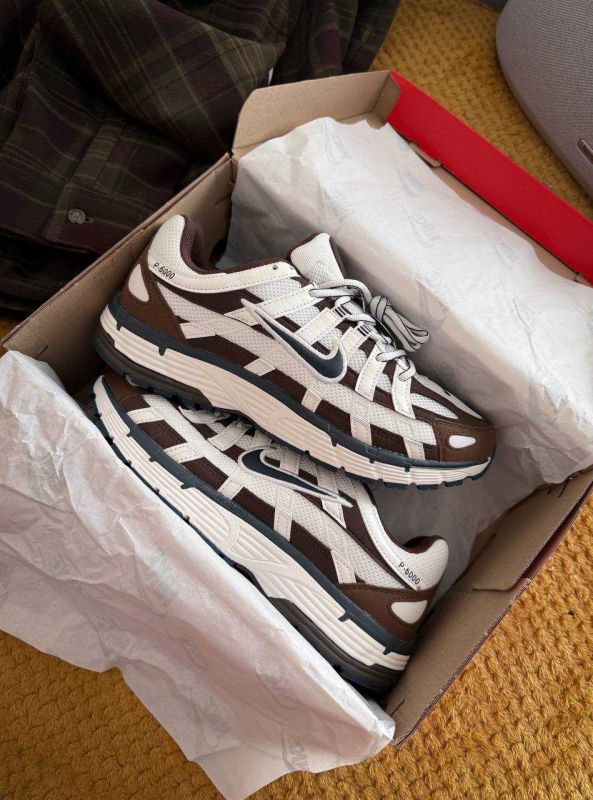 Nike P-6000 White/Brown
