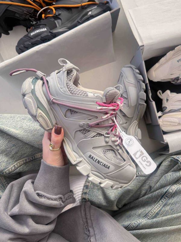 Balenciaga Track Trail Laces Wmns Grey/Pink